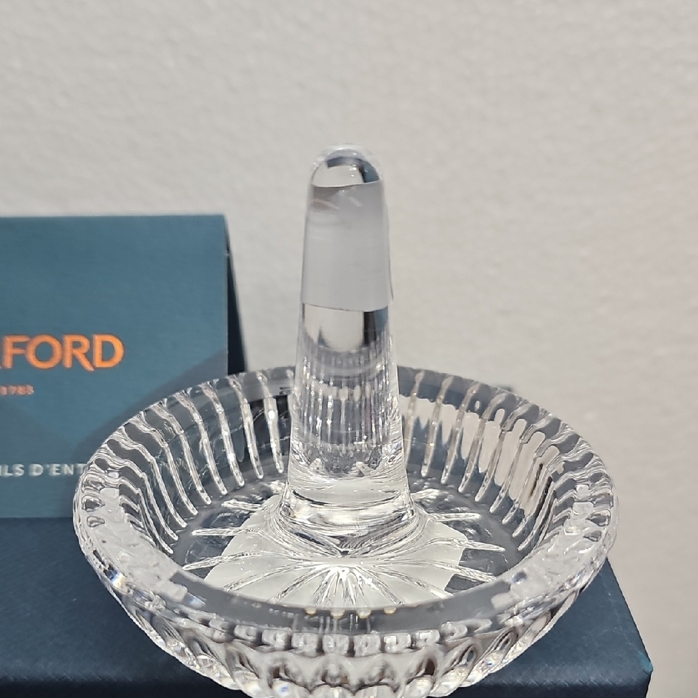 NWT Waterford Crystal‎ Ring Dish Ring Holder Jewelry - Picture 3 of 5